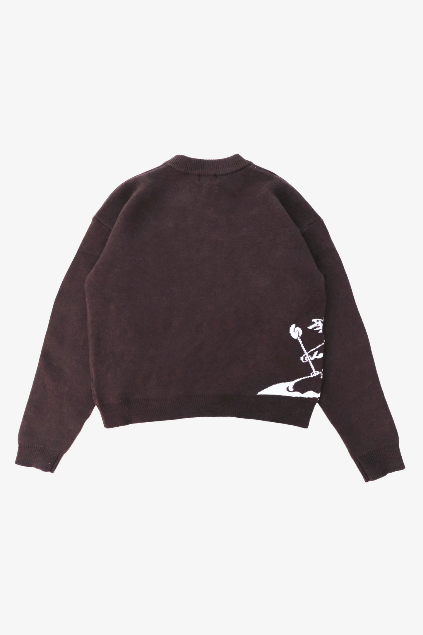MOCHA BROW KNIT SWEATER